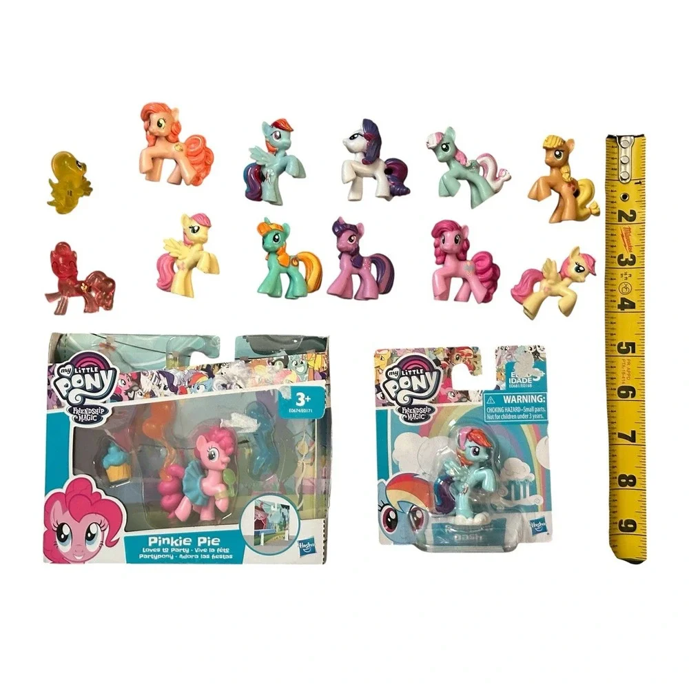 My‎ Little Pony MLP Friendship is Magic Pinkie Pie Rainbow Dash Figure Lot
